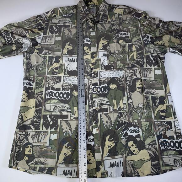 Vintage McKay Button Down Cartoon Shirt, Size Mens XL (43-44) - Picture 4 of 10